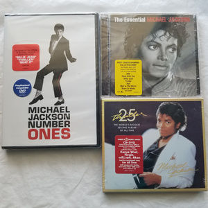Michael Jackson CD's Lot of 3 Brand New never open